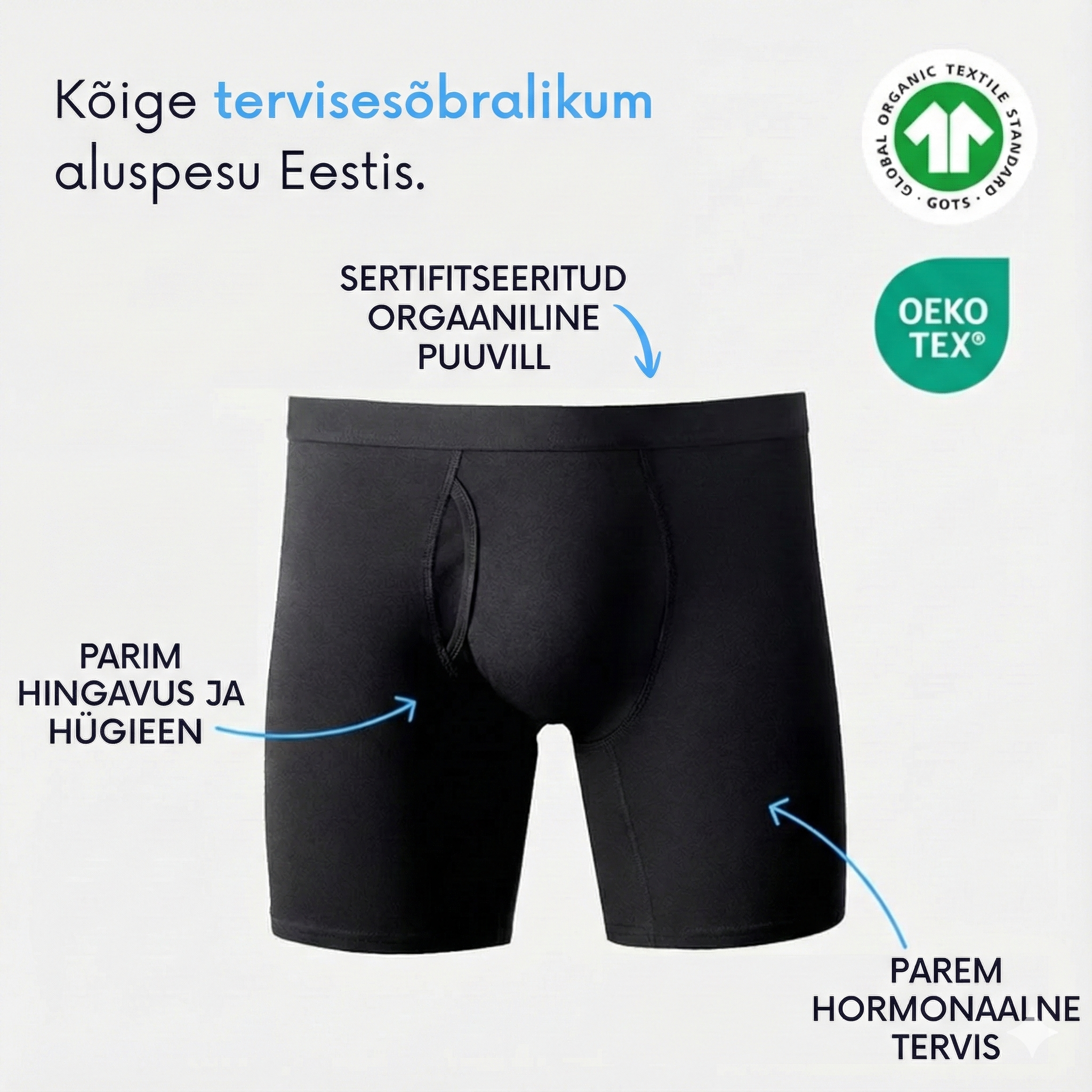 Orgaanilisest puuvillast aluspesu